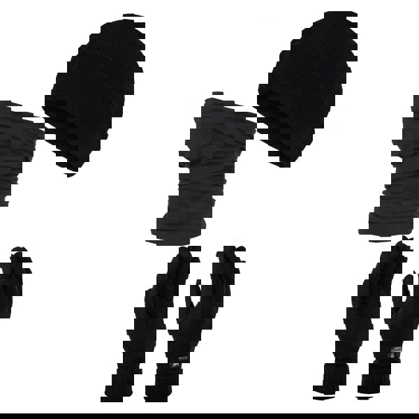 Regatta Professional Mens Hat And Gloves Set - Black