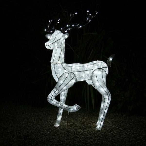 Monstershop Large Light Up Christmas Stag Reindeer Decoration