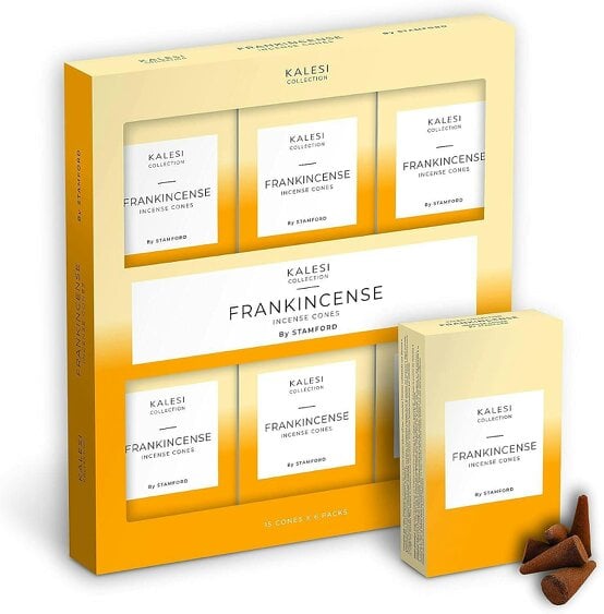 Kalesi Collection Frankincense Scented Incense Cones Pack of 6