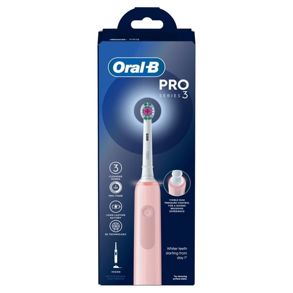 Oral-B Pro Series 3 Electric Toothbrush - Pink