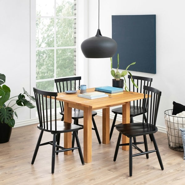 Furniture To Go Riano Dining Chairs in Black Set of 2