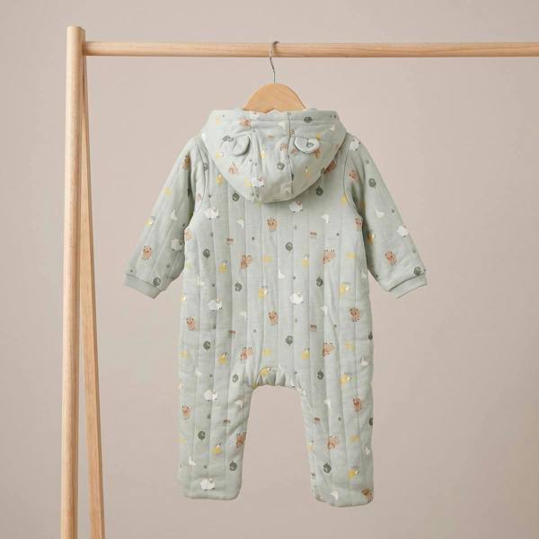 Unisex Green Single Pram Suit