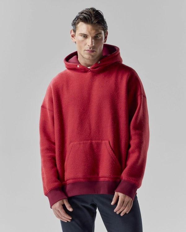 Frolickers Reversible Hoodie - Barolo / Chilli Flake