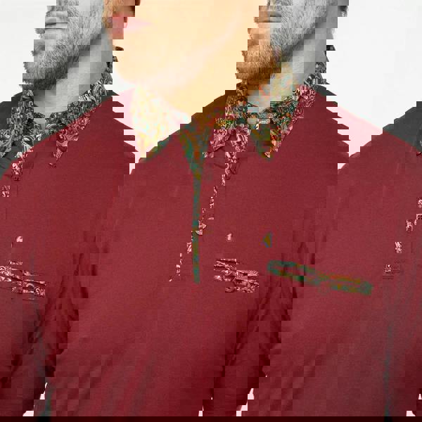 Gabicci G55X07 Short Sleeve Jersey Shirt Gabicci Classic MULBERRY