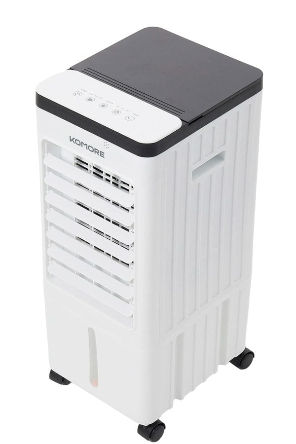 Living and Home Portable 8L Evaporative Air Cooler with Remote Control