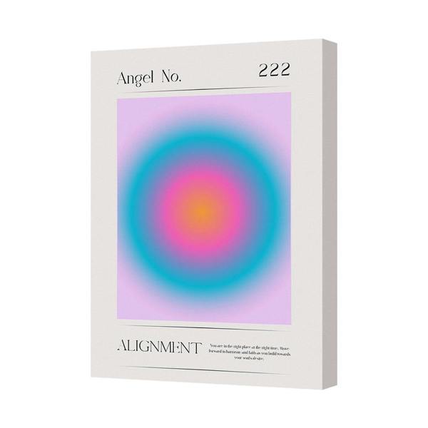 Benjamin Tate Design Angel No 222 Alignment Abstract Gradient Canvas Print