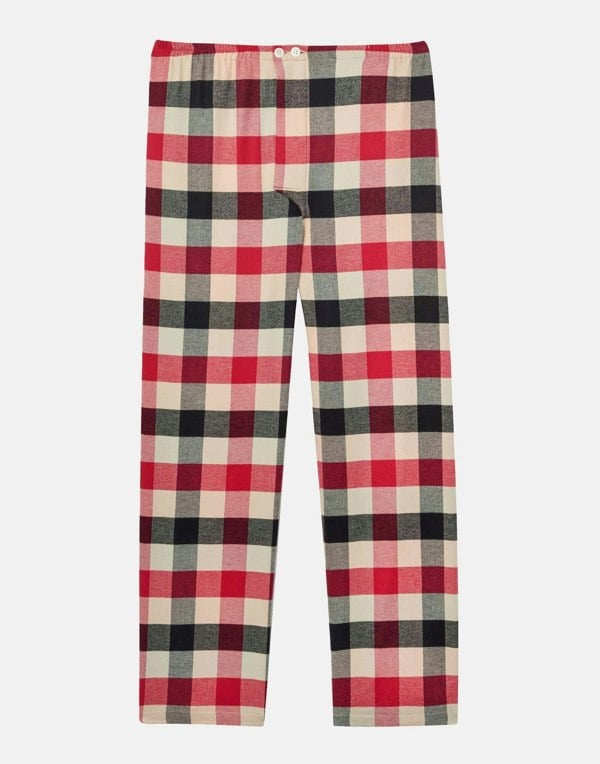 Men's Brushed Cotton Pyjama Set –  Red Shire Square - British Boxers