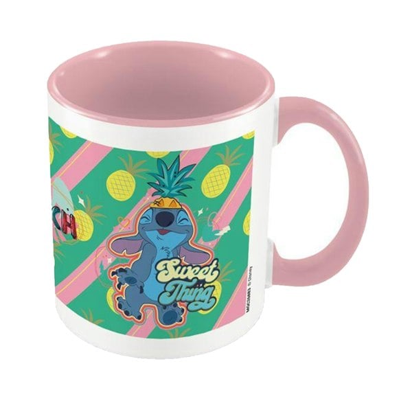 Lilo & Stitch You´re My Fave Inner Two Tone Mug - White/Pink/Green