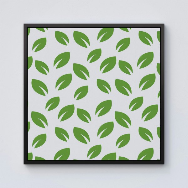 Warren Reed Leaves Pattern Framed Canvas