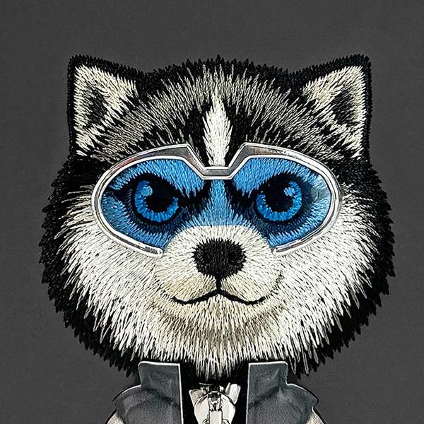 Nimmy Friends Nimmy Cool & Cute 2.0 Husky Case with MagSafe for iPhone 17 Pro Max 6.9" Grey Blue - N-KMLL-IP17-PRO-MAX-017-A