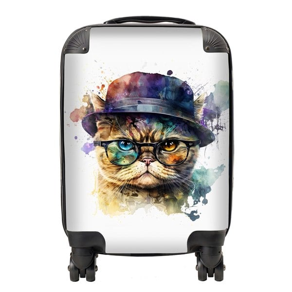 Warren Reed Shorthair Cat Splashart Suitcase