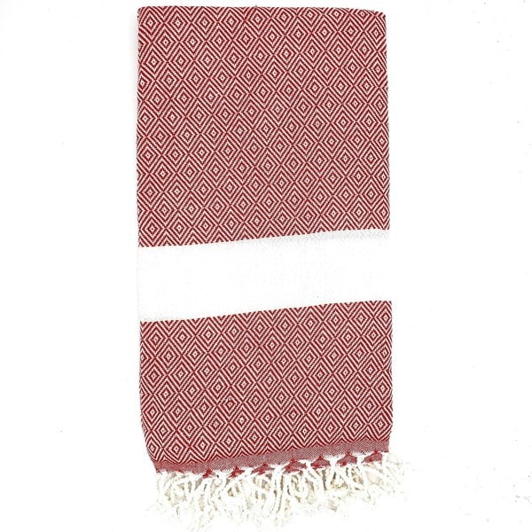 Harfi Destan Hammam Towel, Red