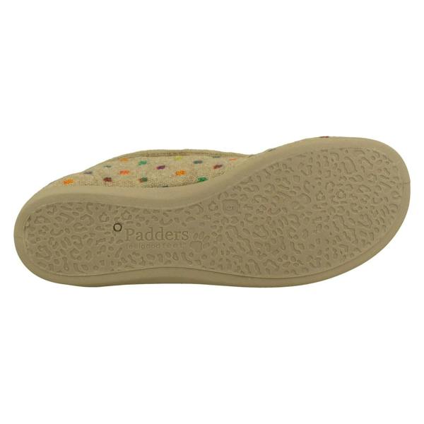Padders Ladies Padders Slip On Textile Slippers - Albertine
