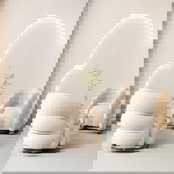 Classic U18 Armchair, White Velvet-Ritconcept-Rit Concept