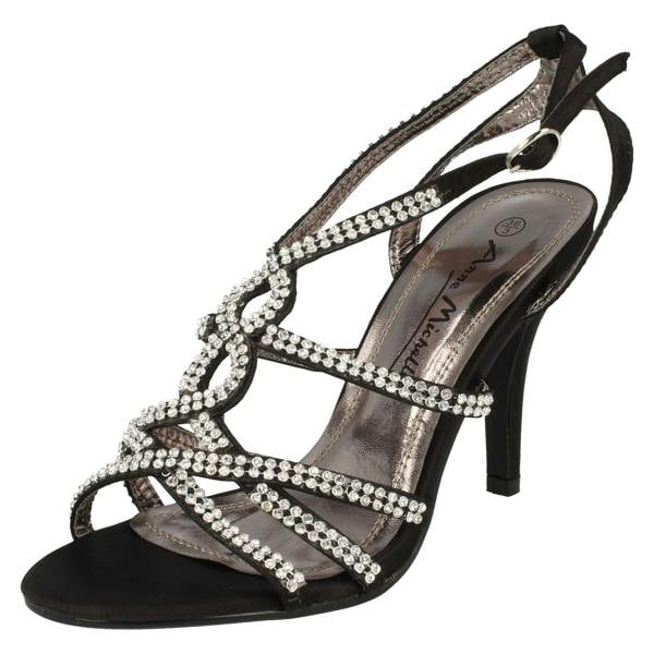 Anne Michelle Ladies Anne Michelle Diamante Sandals
