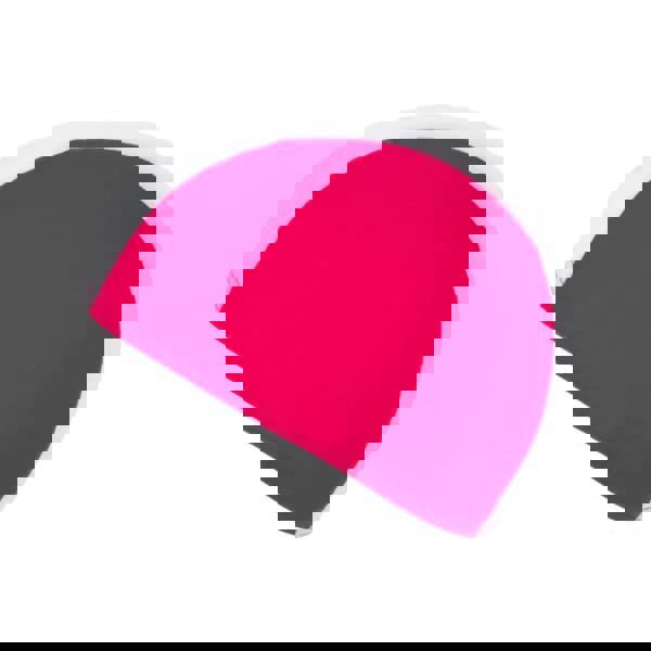 Fashy Junior fabric swim cap in magenta with white trim