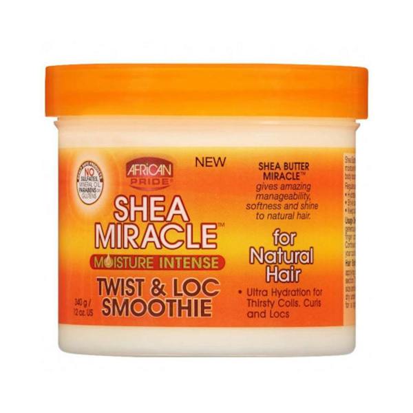 African Pride Shea Miracle Twist Loc Hair Curl Smoothie 12oz