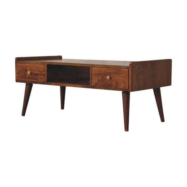 Wyld Haus Volterra Chestnut Elevated Mango Wood TV Media Unit