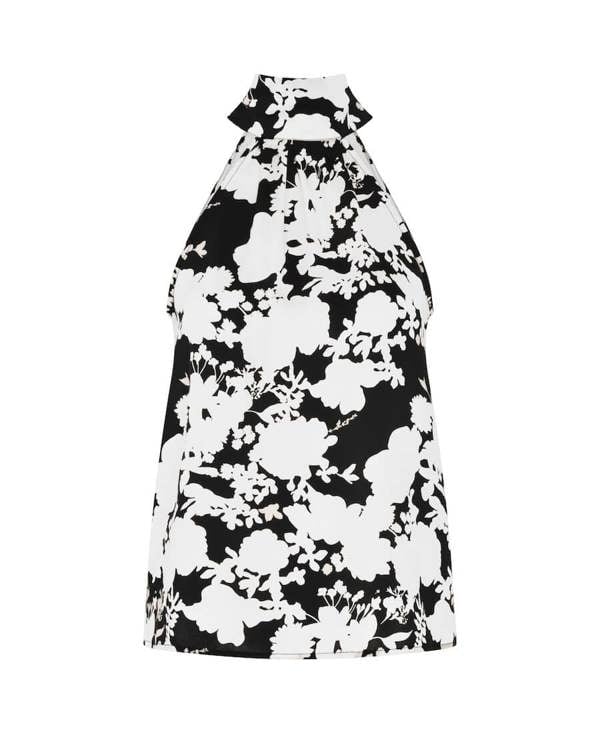 Halter Neck Black Top