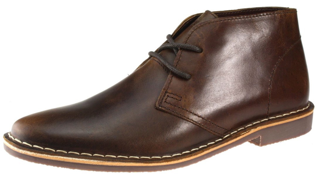 Thomas Crick Red Tape Crick Gobi Leather Mens Lace Desert Boots