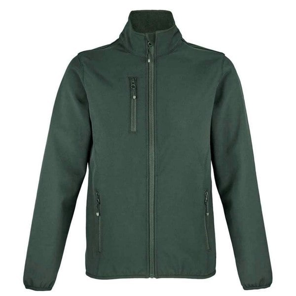SOLS Womens Falcon Softshell Recycled Soft Shell Jacket - Forest Green