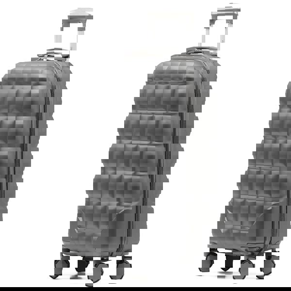 Flight Knight 55x35x20cm Hard Case Bubble Carry On Suitcase - 100+ Airline Approved