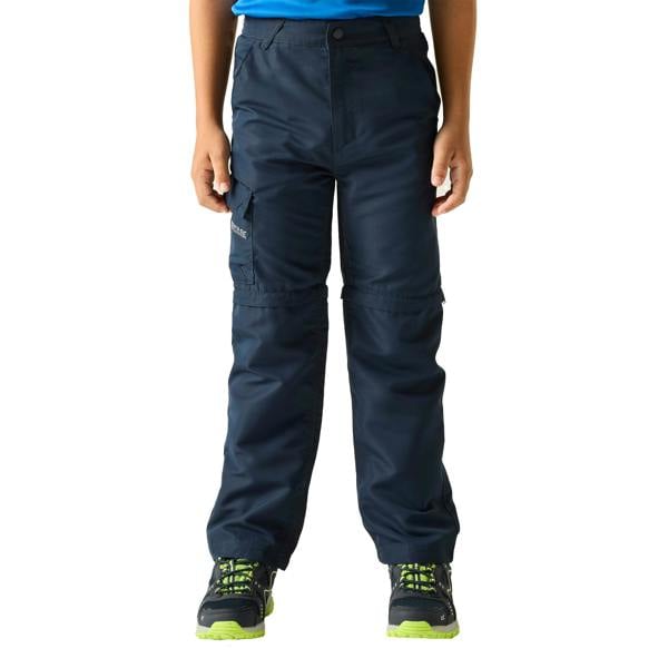 Regatta Childrens/Kids Sorcer III Zip-Off Trousers - Navy - 