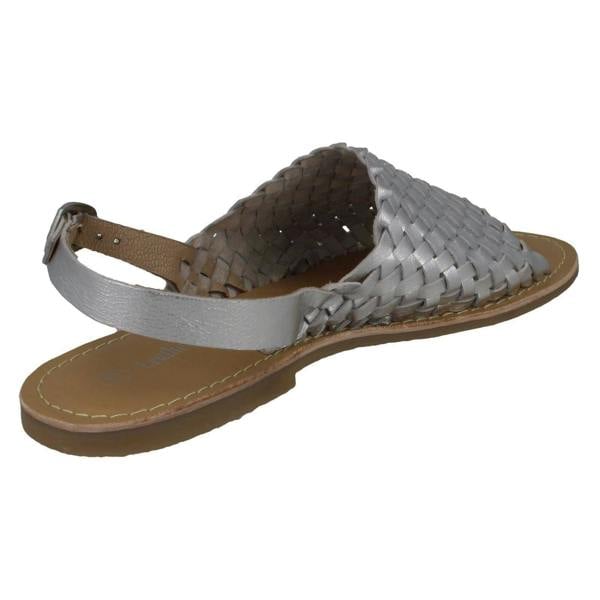 Leather Collection Ladies Leather Collection Weave Vamp Sandals F00188
