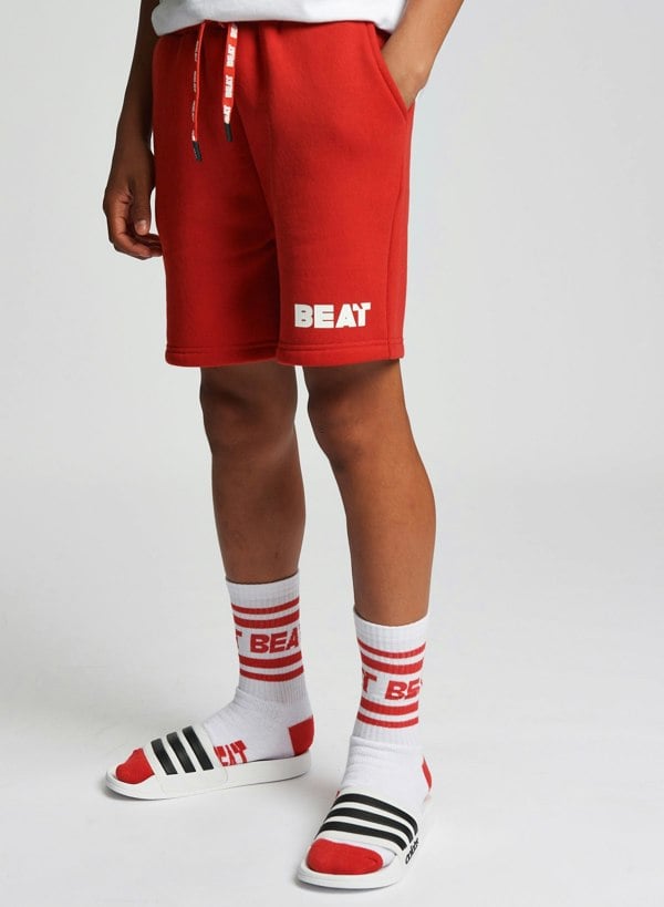 Beat Boyz Club Linear Shorts - Red