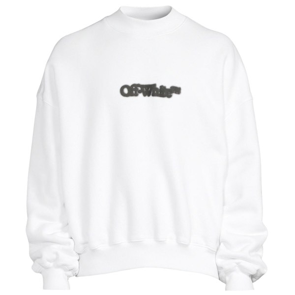 Off-White Blurr Book Over Oversized Sweatshirt - White