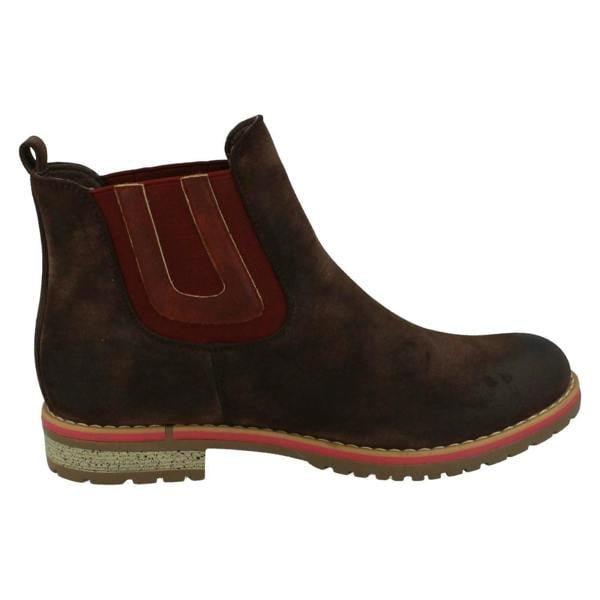 Down to Earth Ladies Down To Earth Flat Chelsea Ankle Boots