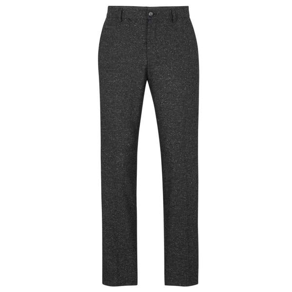 Boss Mens H-Genius Textured Slim Trousers - Grey - 
