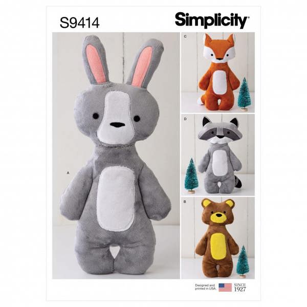 Simplicity Sewing Pattern 9414, Toys OS (One Size) - Easy