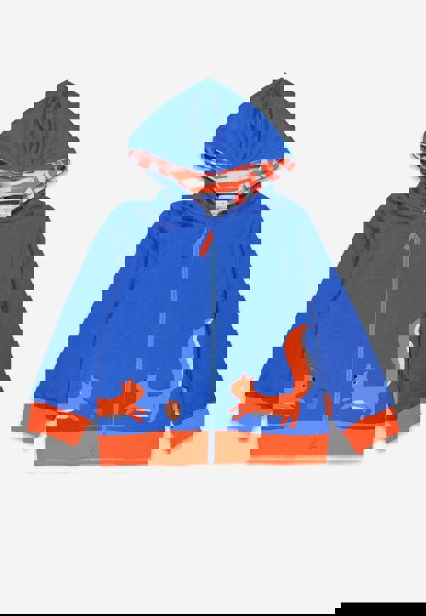 Organic Squirrel Applique Hoodie - Toby Tiger