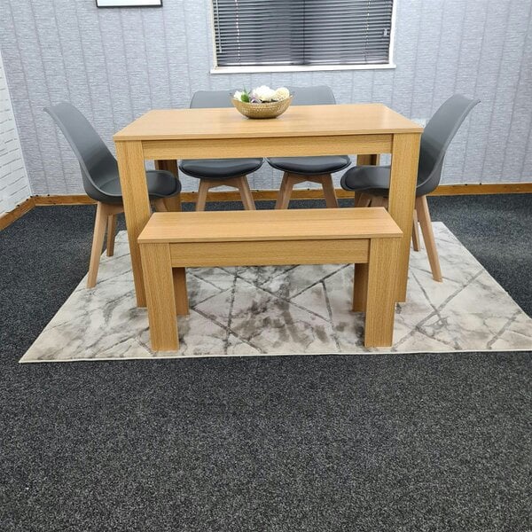 Kosy Koala Dining Table Set with 4 Chairs Dining Room and Kitchen table set of 4, and Benches