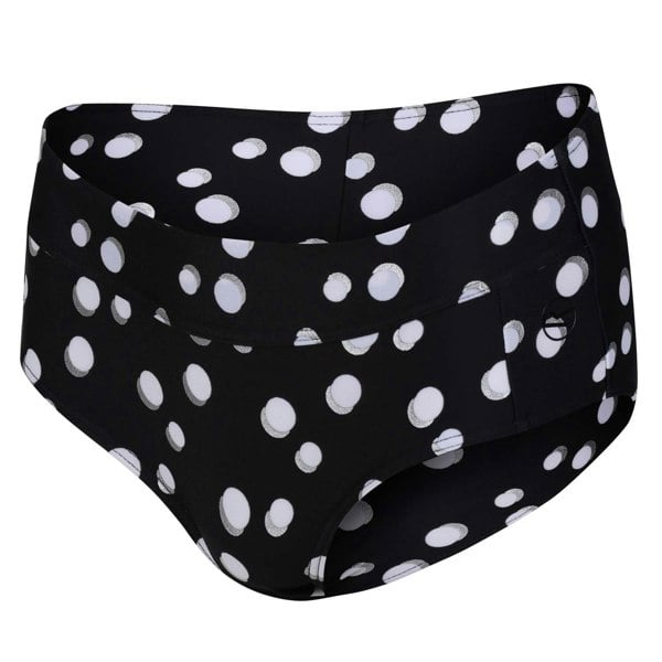 Regatta Womens/Ladies Paloma Spotted Bikini Bottoms - Black/White