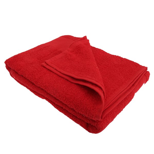 SOLS Island 100 Bath Sheet / Towel (100 X 150cm) - Red