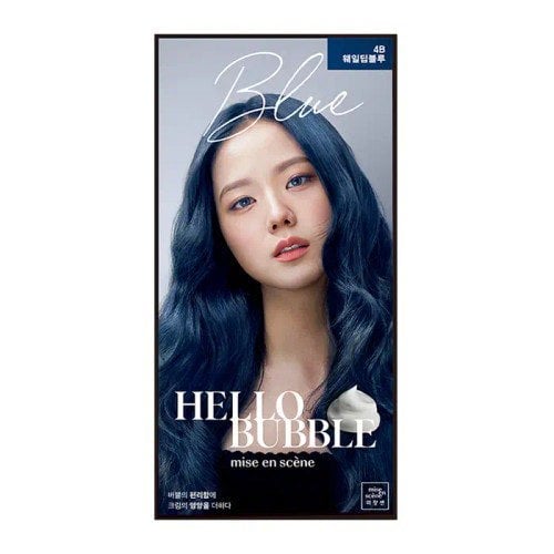 Mise En Scene MISE EN SCÈNE All New Hello Bubble Hair Colour Kit #4B Whale Deep Blue