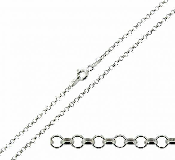 Sterling Silver 2mm Belcher Chain - Love Silver Jewellery