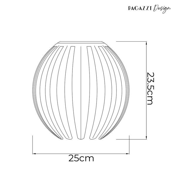 Pagazzi Lighting Tanya Easy-Fit Chrome Pendant