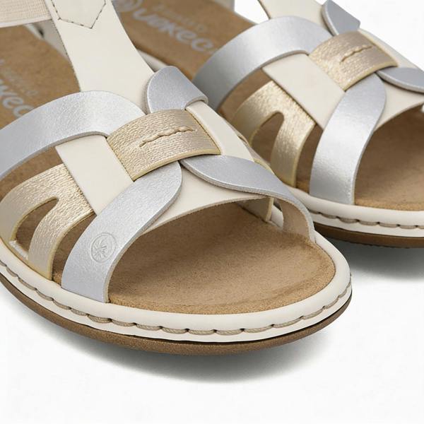 Rieker Rieker 65918 Womens Slingback Sandals Multi