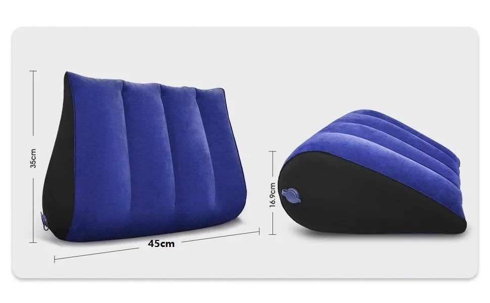 Anyhouz Anypillow Purple Inflatable Support Pillow Bamboo Fiber