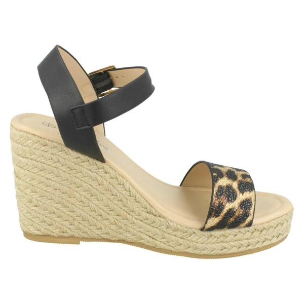 Savannah Ladies Savannah High Rope Wedge Sandals F10888