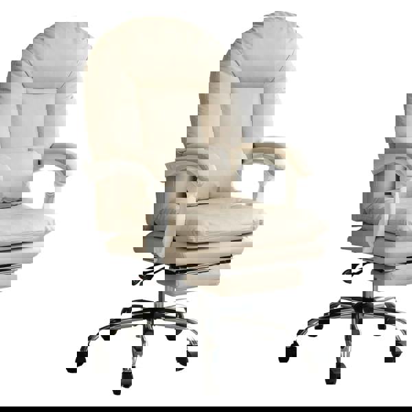 Levede Office Chair Ergonomic Executive Chair Heavy Duty  155°Reclining Leather