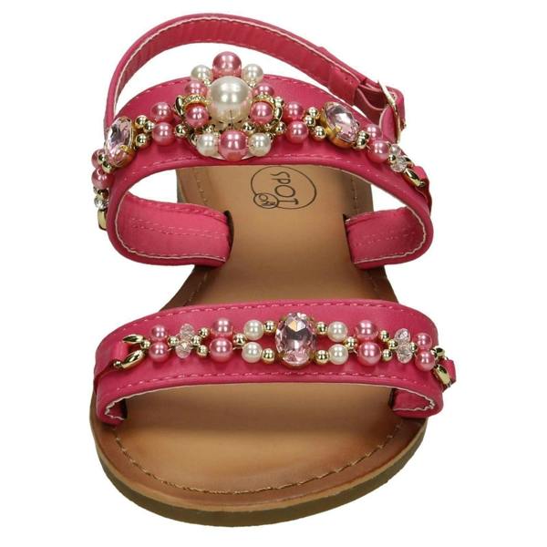 Spot On Girls Spot On Pearl Jewel Trim Sandals