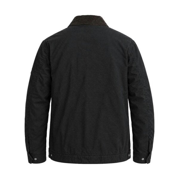 Barbour International Winter Drifter Washed Waxed Jacket Black