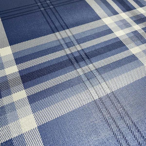 Catherine Lansfield Kelso Check Navy Wallpaper image 3