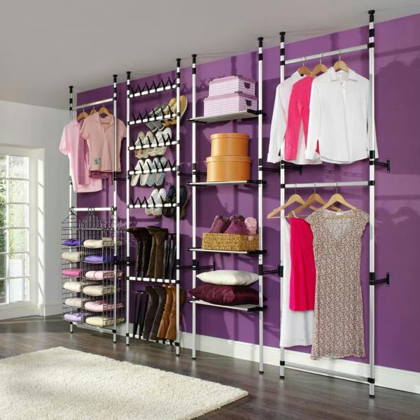 Berkfield Telescopic Wardrobe System with Rods Aluminium
