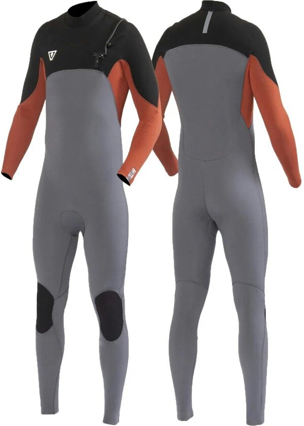VIssla 7 Seas Comp 4-3 Chest Zip Full Suit - Rust