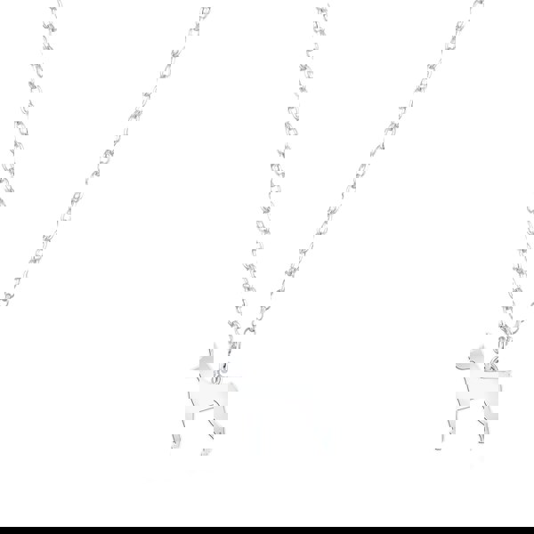 Mylee London German Pinscher Silhouette Silver Necklace - Personalised